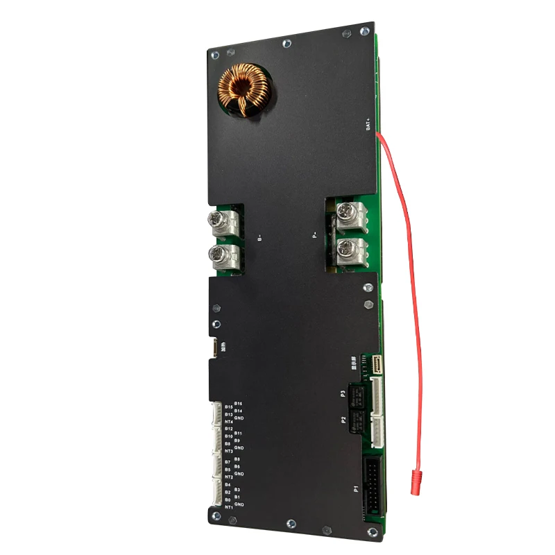 EU Stock Lifepo4 12V 24V 48V 100A 200A BMS LFP Battery 8S 24V 16S 48V CAN RS485 Active Balance Parallel Home Energy Smart bms