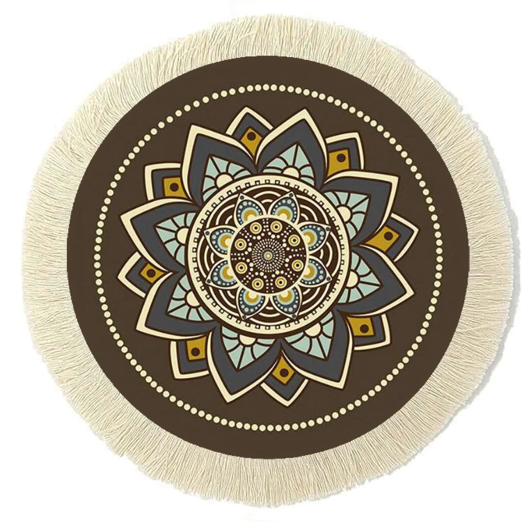 Mouse pad persian Rug Funny gift Mouse pad carpet Mouse mat Table decor Round mouse pad Friends/Teachers/Coworker Gift