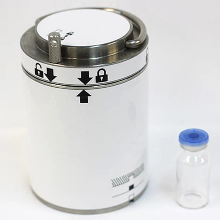 tungsten shielded container for vial transport