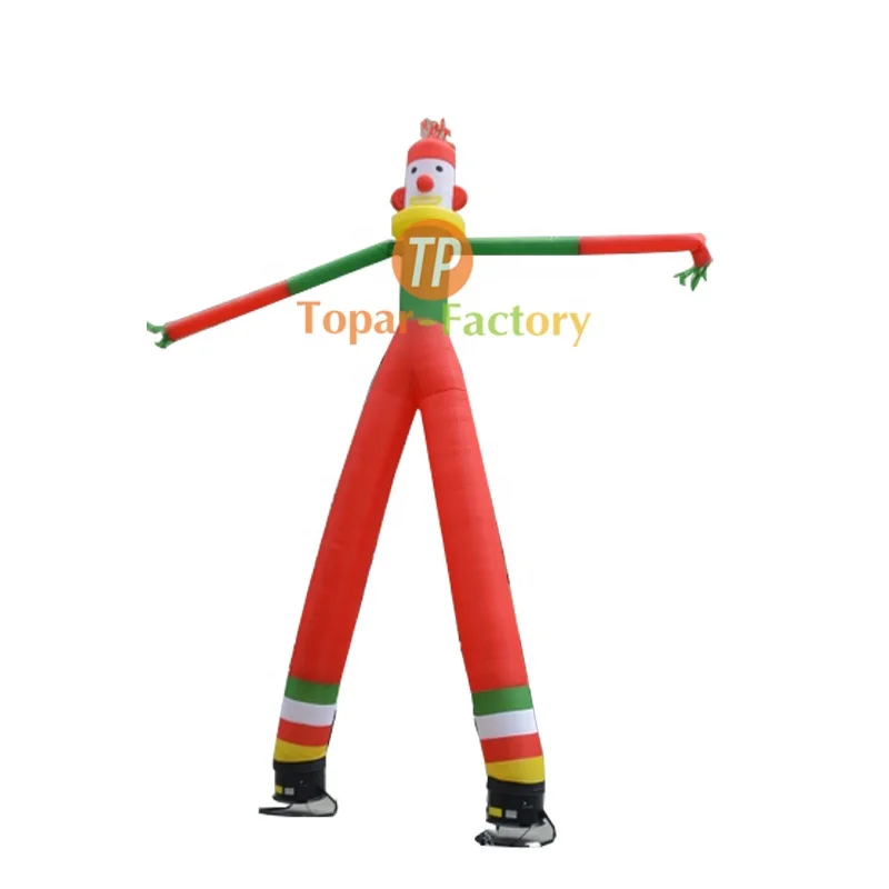 Inflatable Doll Tube Wave Hand Shake Welcome Full Pagliaccio Air Sky Clown Air Dancer With Motor
