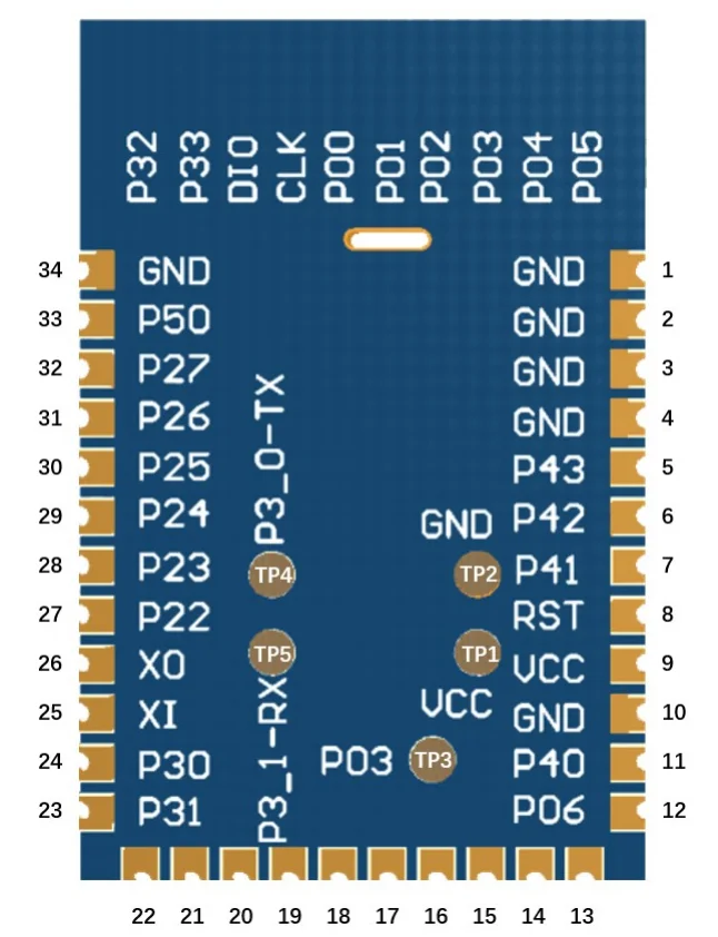 cost-effective RTL8762 ble 5.0 module  MK15 BLE bluetooth module for  Indoor Location