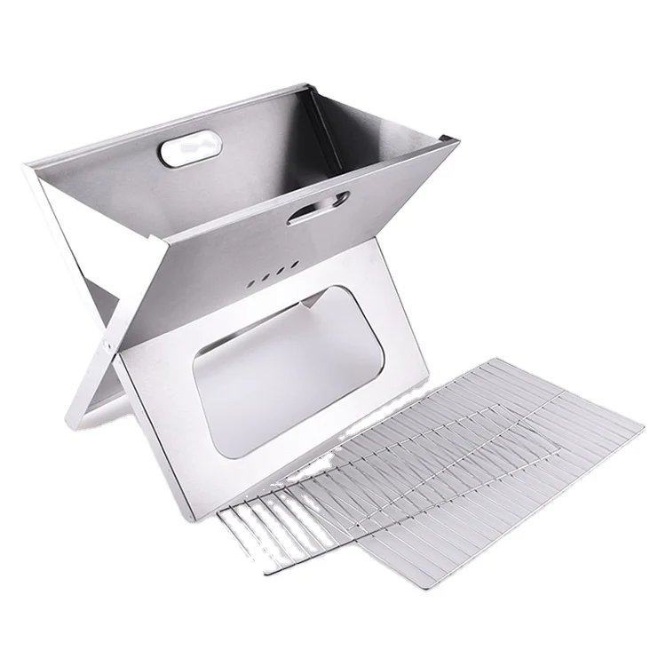 Лидер продаж, уличный высококачественный складной гриль для барбекю на угле, прочный и долговечный садовый гриль для барбекю