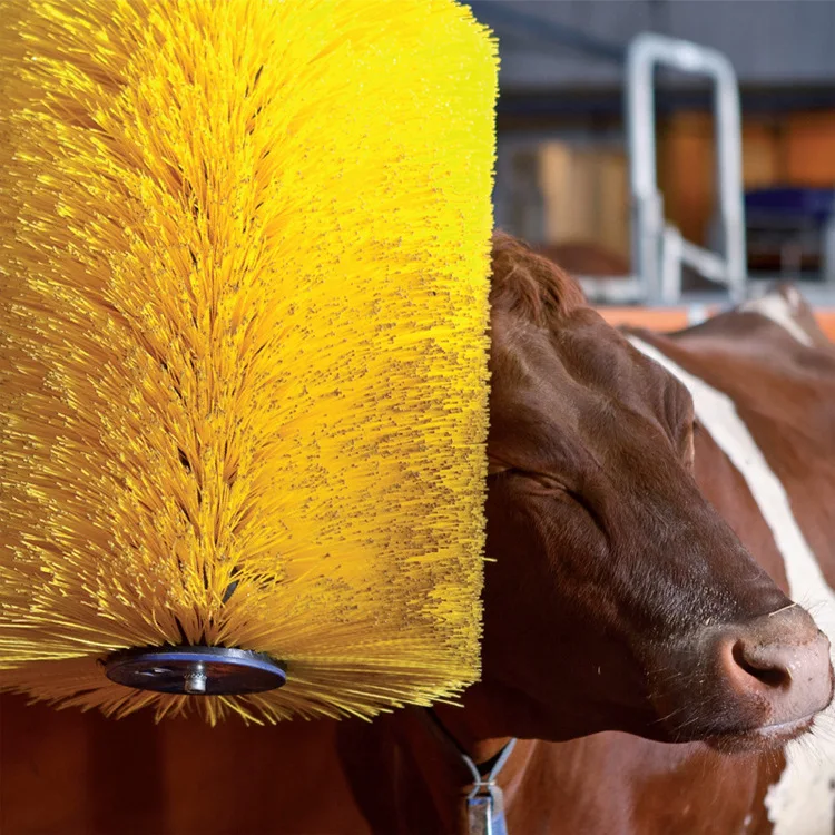 Delake Factory Direct Sale Automatic Cow Cattle Horse Sheep Print Body Massage Brush Set