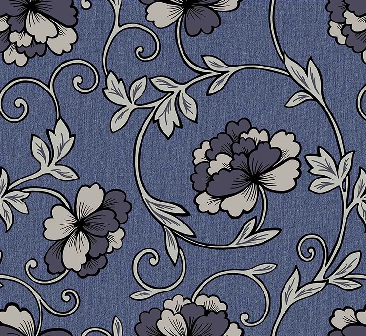 unique Korean style non woven wall paper flower design PVC Vinyl Fabric Wallpaper For Wall Covering Mural wallcoverings