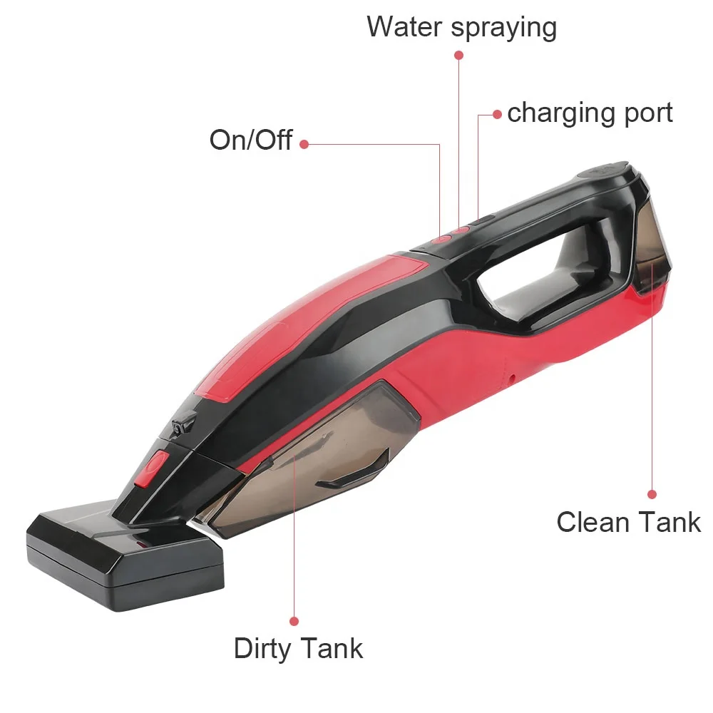 9000Pa Hign Suction Power Than Bissel Portable Or Car Wet And Dry Vacuum Cleaner, Sucking Water And Liquid