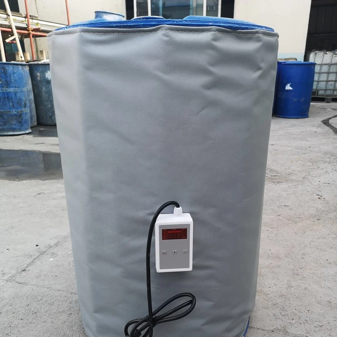 IBC Container or Oil drum, Barrels Silicone Heating blanket Band heaters with insulation layer Reinforced Jacket