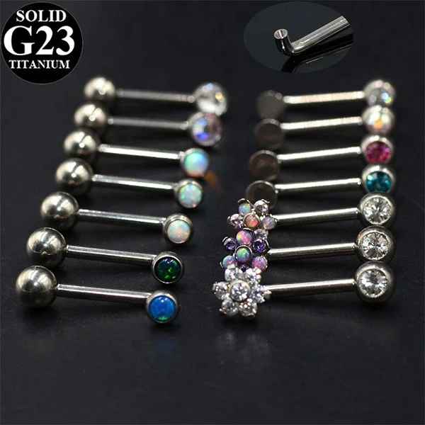 Christina Vertical Hood Piercings Lip Rings Titanium Crystal Factory Price Orthodox Standard Body Jewelry Third Party Appraisal