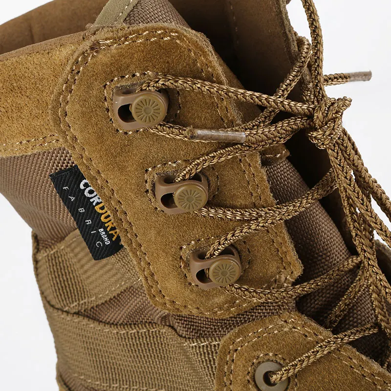 Custom Cordura Desert Tactical Combat Desert Boots Tactical Mens Walking Waterproof Boots