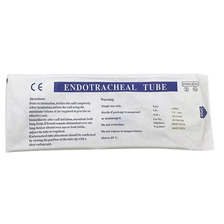 Medical supply reinforced cuffed/uncuffed tracheal tube/endotracheal tube