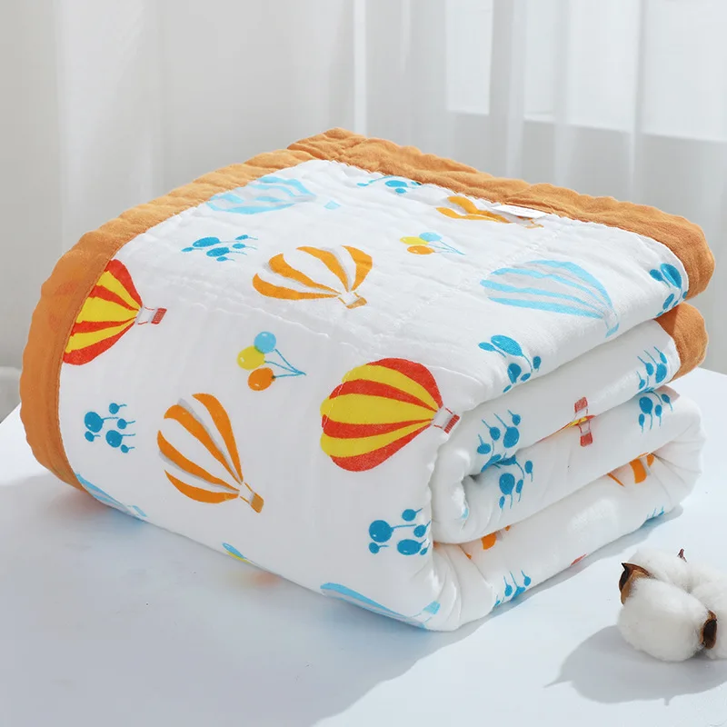 Factory custom hot sell boys girls kids toddler 100% Cotton baby weighted blanket for Kids Small Pockets