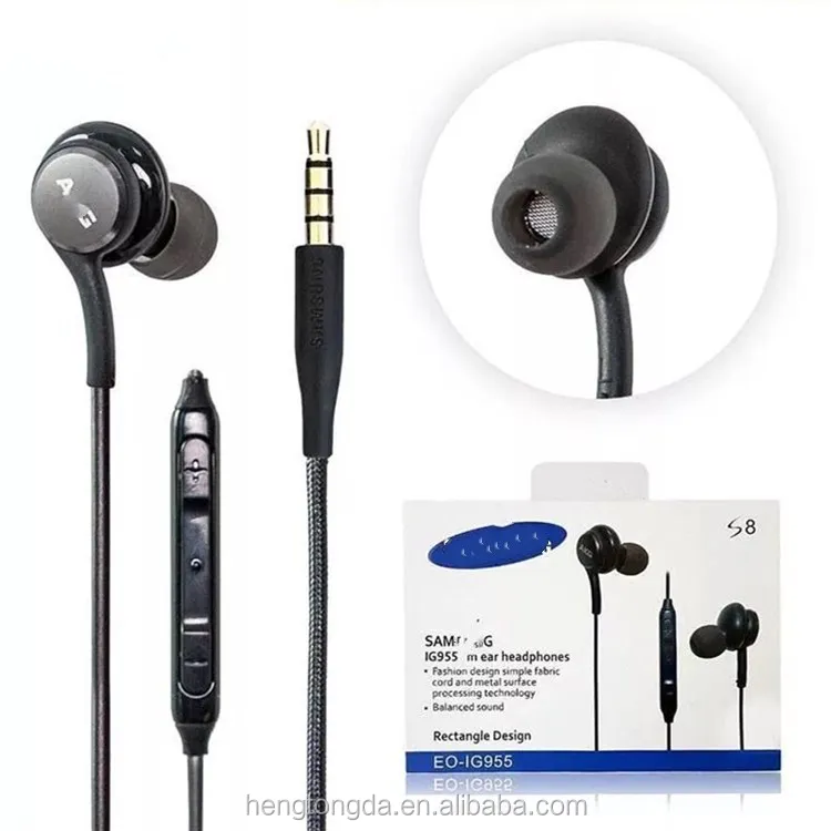 For Samsung Galaxy S10 S9 S8 AKG Earphone EO-IG955 3.5mm Jack Stereo Sound Earbuds In Ear Headphone for samsung S8 S9 S10