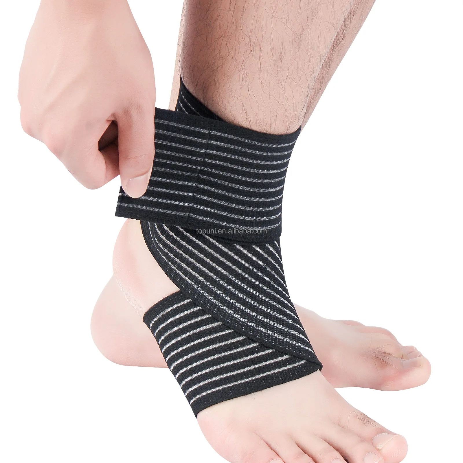 Wholesale Fitness Accessories Ankle Straps Heel Feet Protect Work Out Elastic Ankle Support