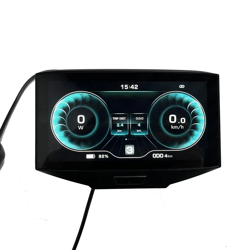 Оптовая продажа на заказ 5 дюймов tft красочный ЖК-дисплей с bluetooth для электрического электровелосипеда