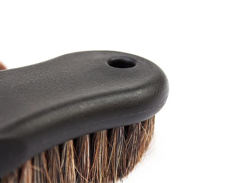 new premium auto detailing brush car care interior cleaning products long bristle  horse hair leather cleaning