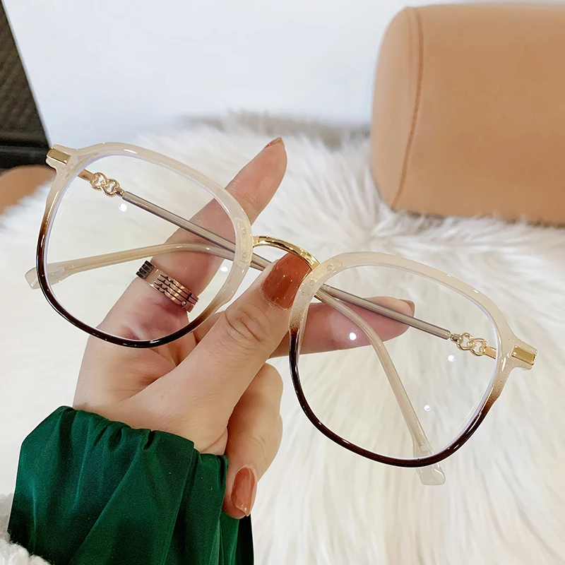 7117 Hot Selling Designer Glasses Anti Blue Light Spring  Fashion Computer Glasses Woman Eyewear