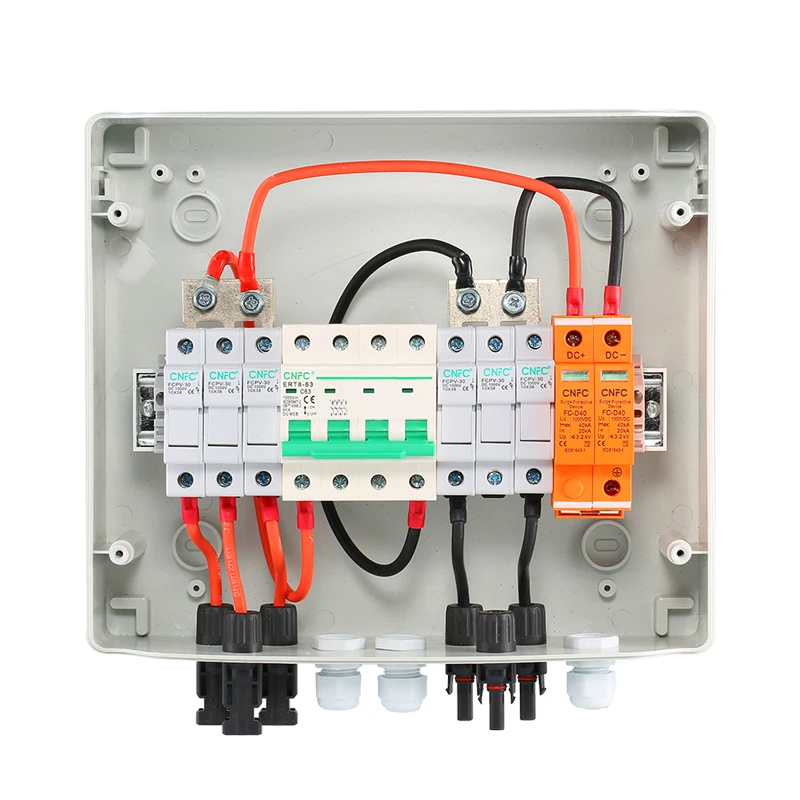 IP65 DC комбайнер Топ 10 в Китае для PV 6 струн для фотоэлектрической системы