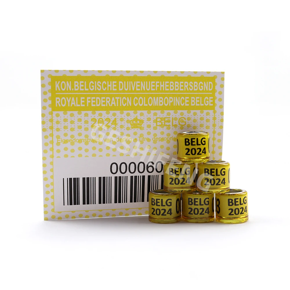 finch leg band Anneau De Pigeon Anillos Para Palomas 2024 FCI Rings 50 Country Racing Pigeon Ring Band bague pigeon en aluminium