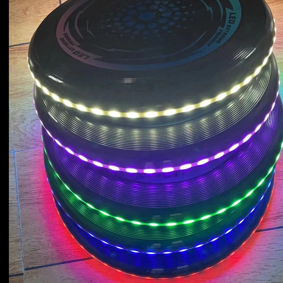 Children Outdoor Sports Flying Disk Game Toys Custom Logo Led Flying Disc