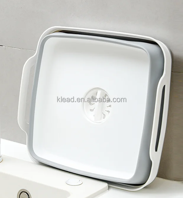 Foldable Multi-Function Sink Drain Basket Wash Fruit Bowl Storage Plastic Basket