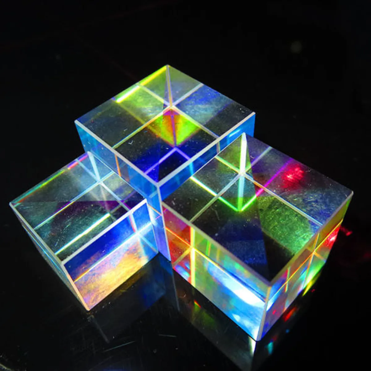 BK7 Optical Glass Polarization Beamsplitter Cube mini prism Optical Polarizing Cube Prism Beamsplitter 30mm cube