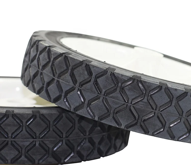 Antanker Lawn mower accessories  7in Semi Pneumatic Rubber wheel 9611 lawn mower garden Wheel