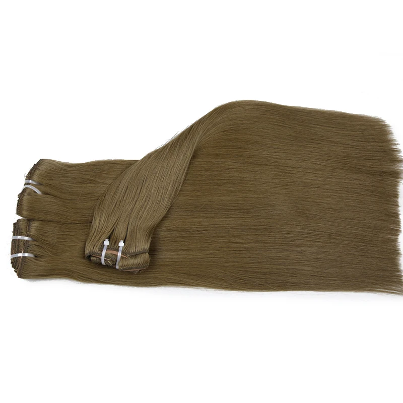 Cuticle Remy Hair PU/Seamless clip in extension Virgin 140g Clip On Hair Extensions Lace Clip In Hair