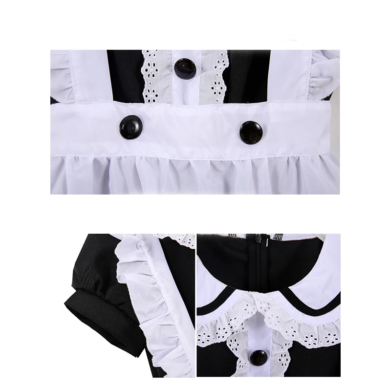 Girl cute adult cosplay costume moda lolita maid costume lolita dress