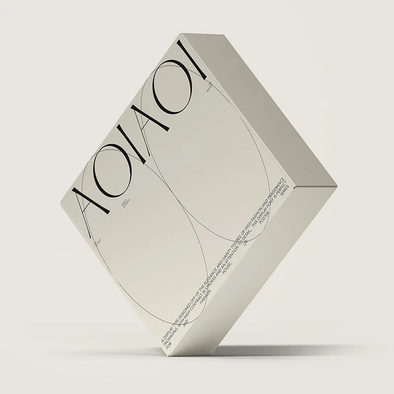 Eco-friendly brand customized logo beauty perfume bottle packaging gift box clothes express delivery shipping paper box