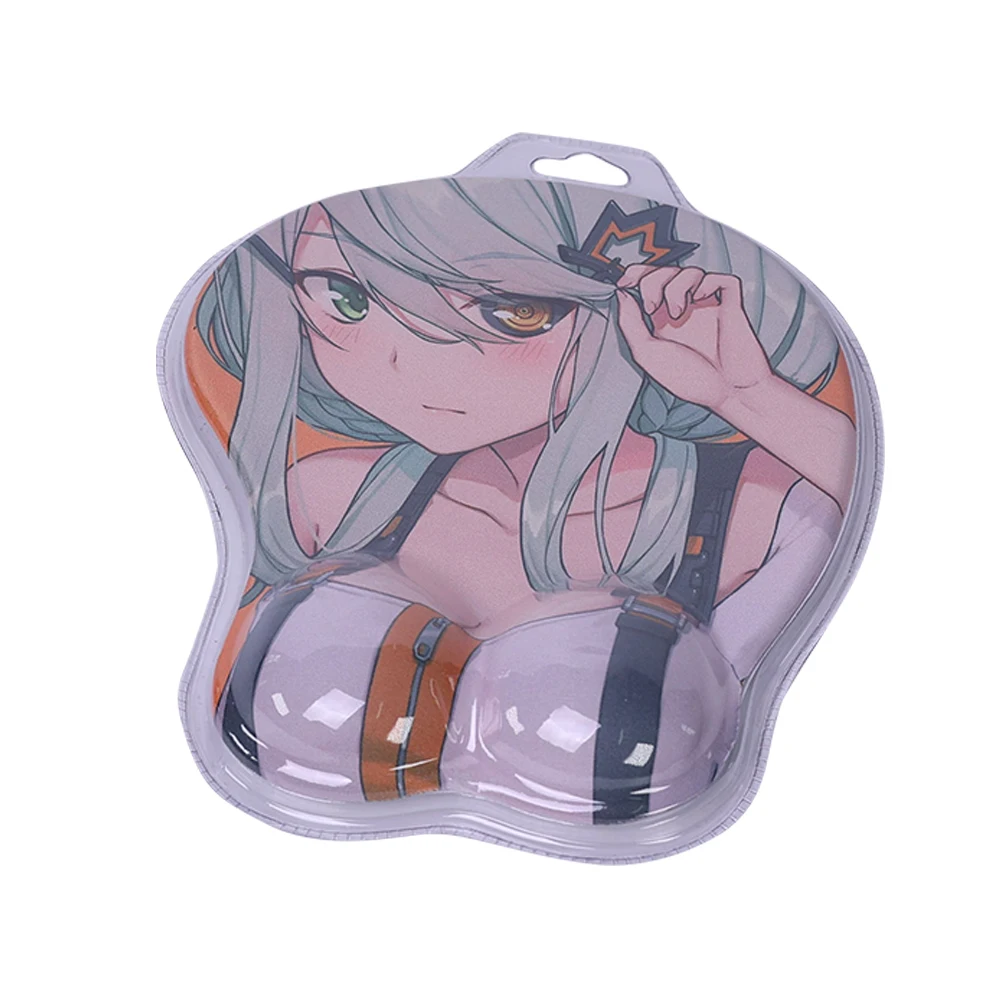 Factory Direct High quality Promotion gift Wrist rest gaming Mouse Pad with Gel silicone wrist support mouse mat