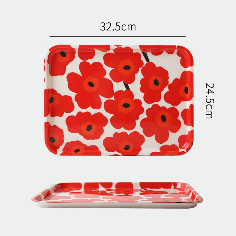 Customizable Salad And Dessert Plate Set Dinnerware Party Supplies Melamine Plates