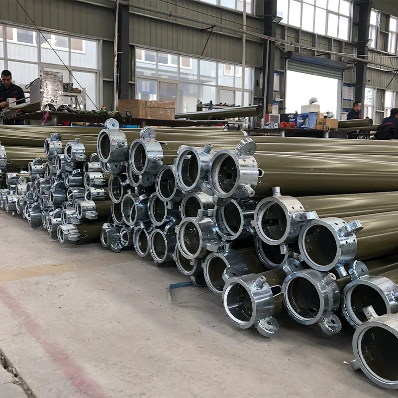 Portable motorized/manual winch Telescopic mast Pole for payload ham radio/yagi/lightning rod