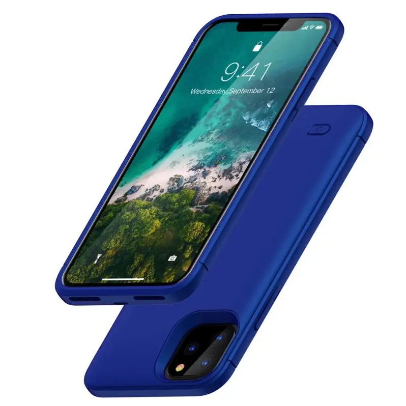 4000mAh Rechargeable Cover  Charger Power Bank Battery Case For iPhone 11 Pro Max