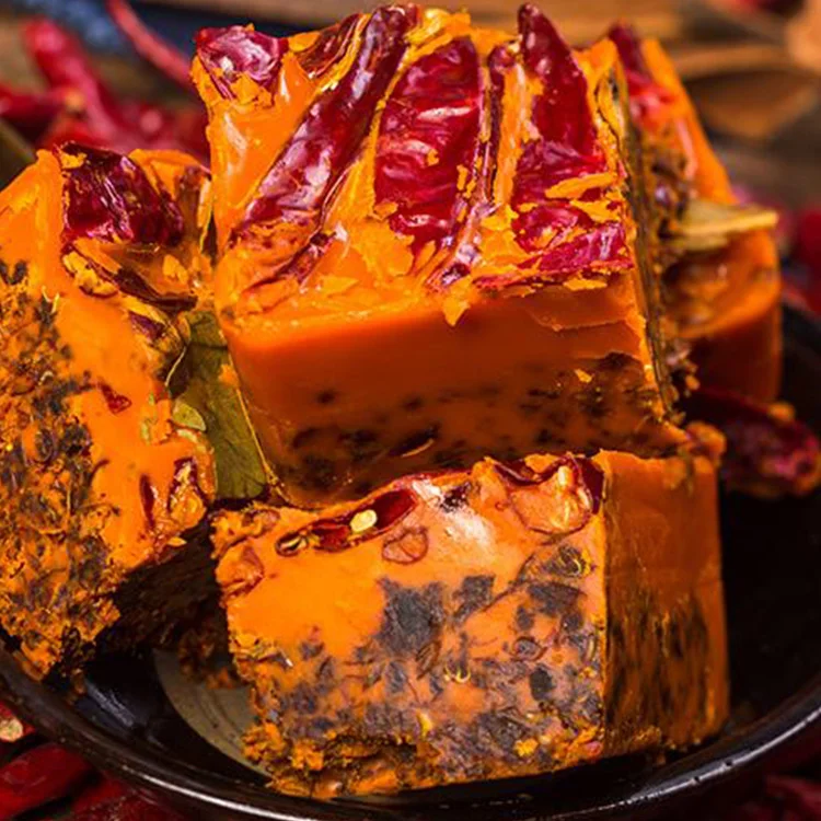 
Chinese flaour seasoning chili sichuan hot pot with beef tallow 