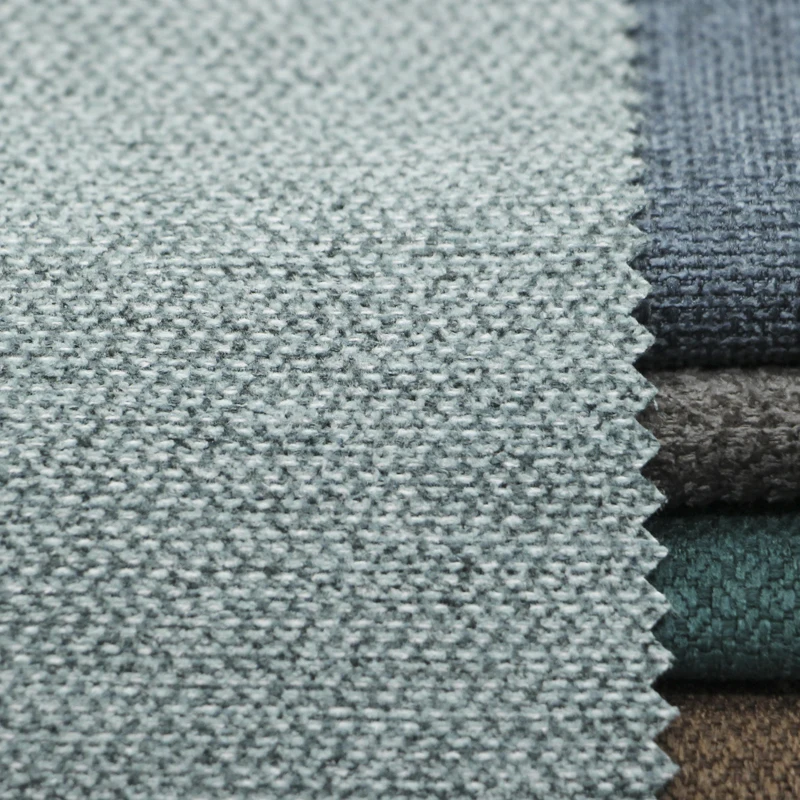 2022 New Arrival Home Textile Nordic Breathable Polyester Woven Piled Fabric For Sofa Upholstery