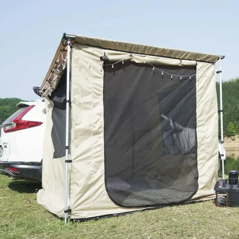 Best 4x4 Outdoor Camper Foldable Sun Shade For Van Vw Car Transporter Waterproof Durable Awning Tent Room With Zipper