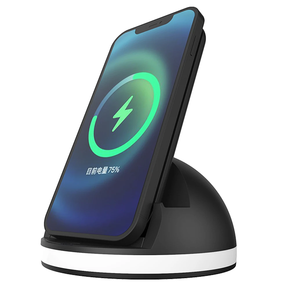 Exclusive new multi-function smart desktop lamp base with 5000mAh independent wireless mobile power bank two-in-one