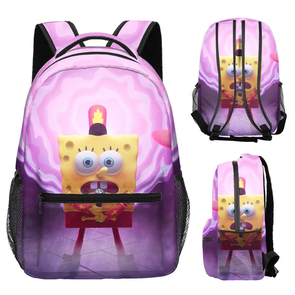 Custom 2024 new European and American school bag meal bag pencil case set 3-piece backpack for kids