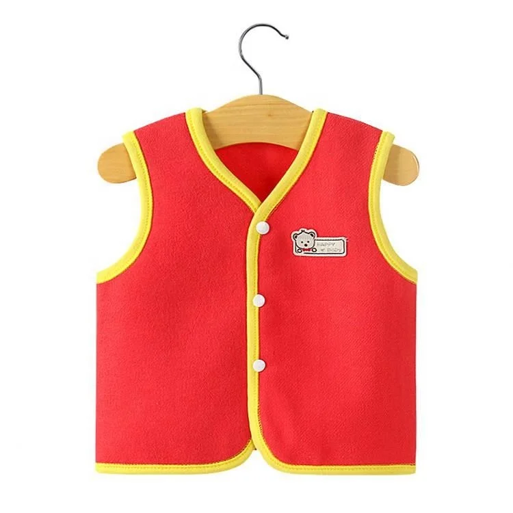 
Autumn winter newest baby velvet vest kids korean version warm clothes baby cardigan vest 