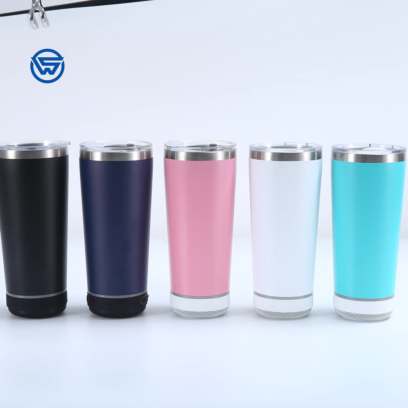 Новый 20 унций bluetooth термос кружка из нержавеющей стали Термос портативная дорожная с динамиком