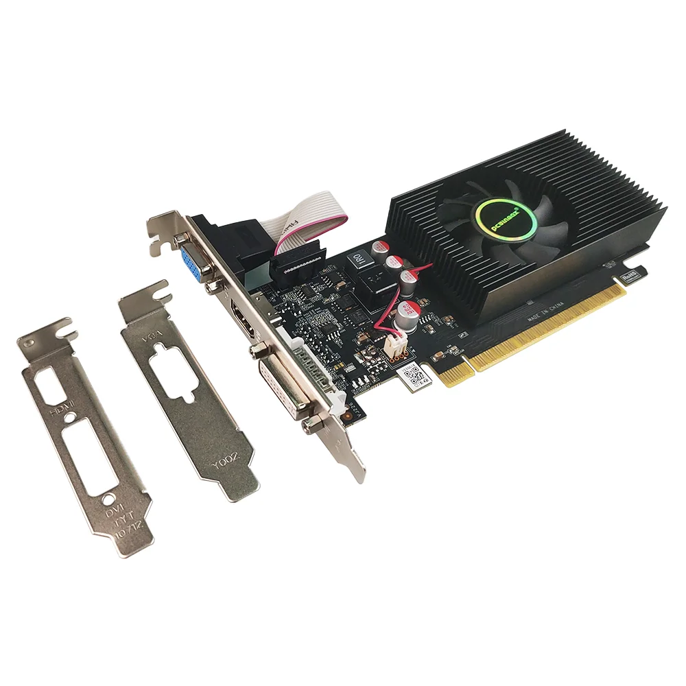 PCWINMAX Wholesale Geforce GT730 4GB 2GB DDR5 64BIT Low Profile PC Graphics Card VGA Video Card
