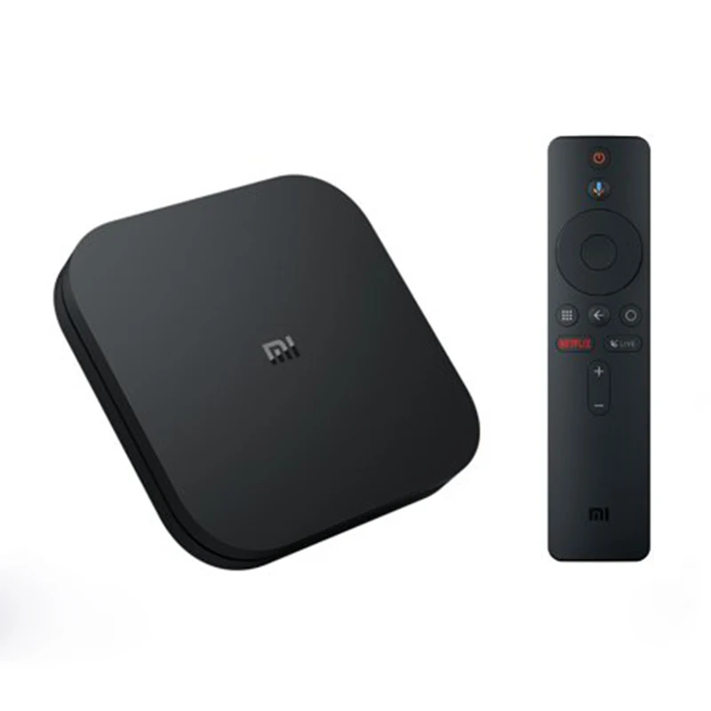 Newest Xiaomi Mi Box S Smart TV Box Android 8.1 4K Ultra HD HDR 2G 8G WiFi Google Cast Netflix Media Player Smart Control Set To