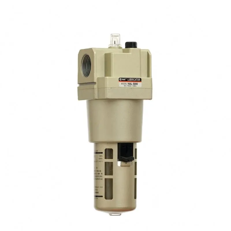 XMC pneumatic fittings HAL5000-10 G1' air source treatment unit FRL filter regulator combination series oil lubricator