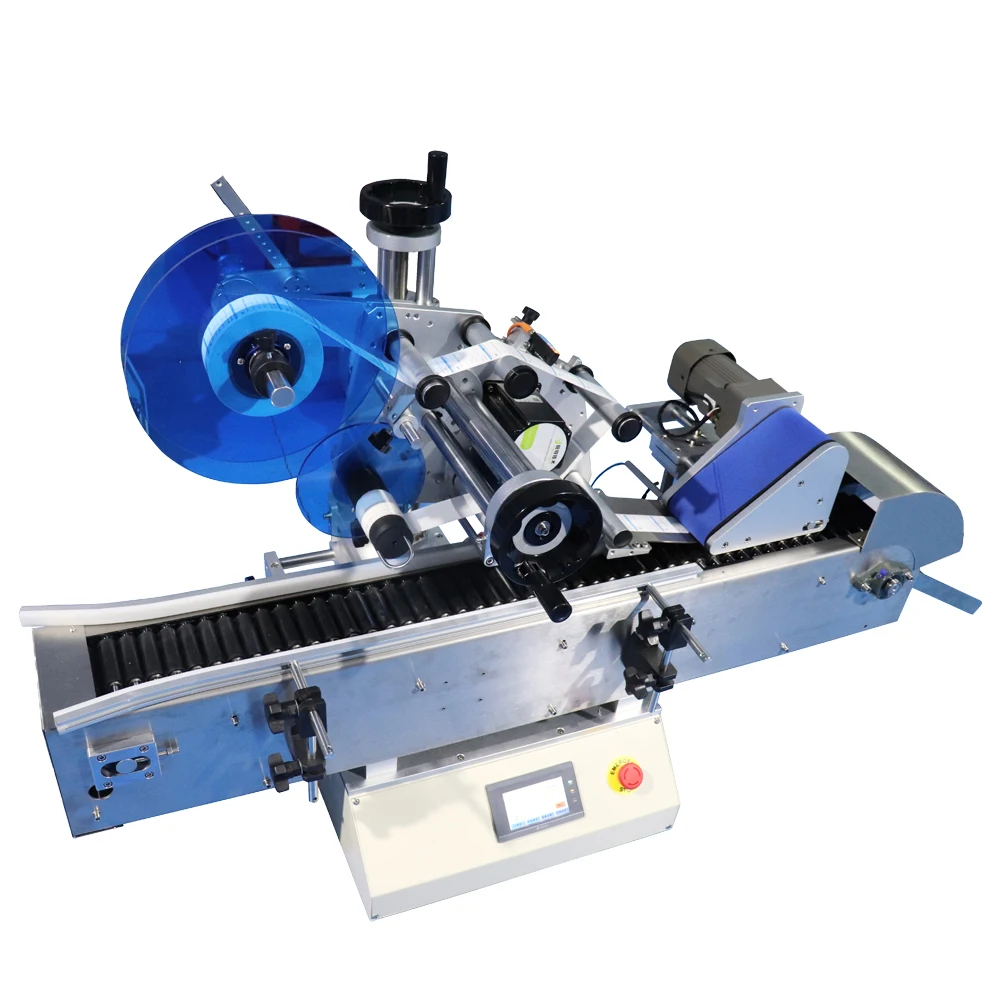 New Desktop Automatic Horizontal Round Bottle Labeling Machine Oral Liquid Bottle Labeling Machine Labeller