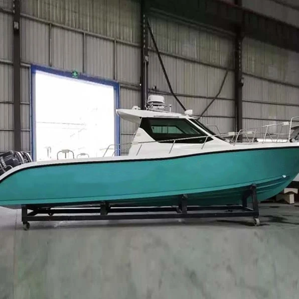 Fashion Luxury yacht Speed boat for sale MS Fiberglass 9.7m Outboard engine
