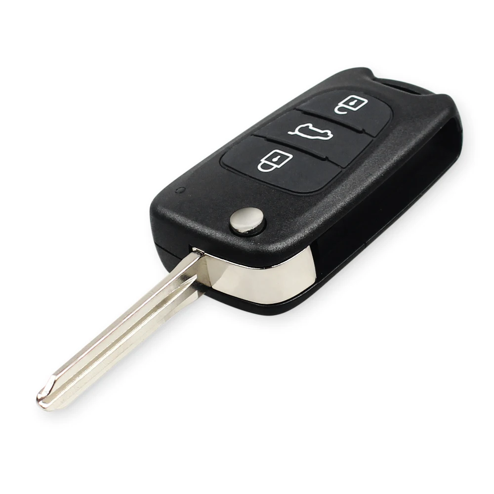 Раскладной Автомобильный Чехол-брелок KEYYOU для Hyundai I30 IX35 Picanto Solaris RIO Sportage Elantra