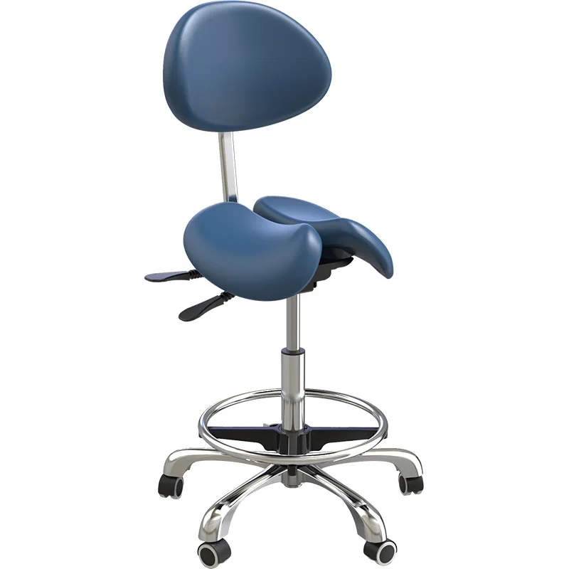 Adjustable Ergonomic Mercury Balance Plus Saddle Dentist Industrial Laboratory Chair