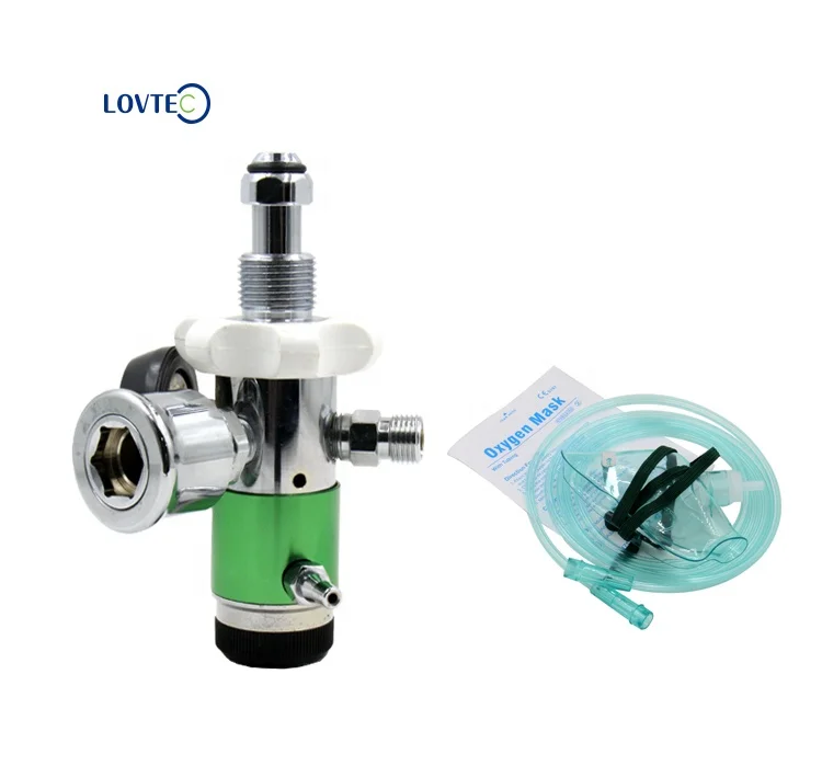 Airtech 2023 high quality Chinese Manufacture  brass Oxigen oxygen regulator Adjustable Gas Pressure with outlet for cylinder