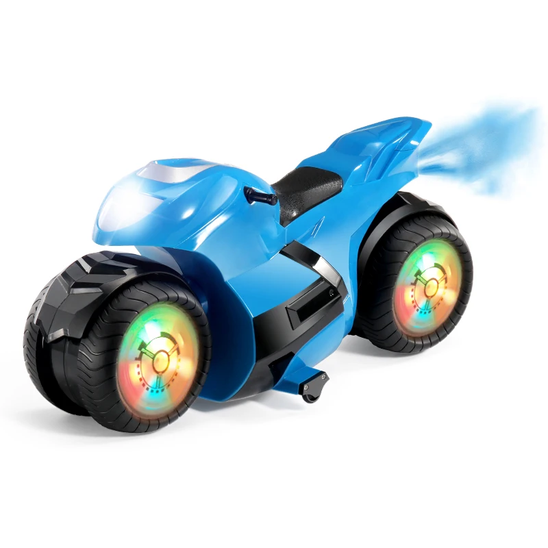 
1:16 8 channel With the spray Watch the remote contro and remote contro Gesture sensing stunt motorcycle 