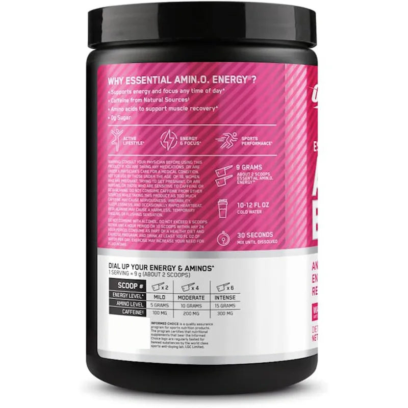 Amino Electrolyte Energy Drink Powder Assist In Synthesizing Proteins Organic Natural Health Care Products For Health
