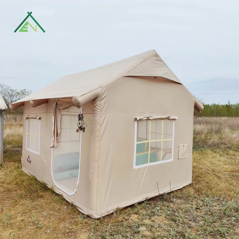 Luxury Waterproof Camping Outdoor Inflatable Tent Cabin  Cottages Terylene Tents